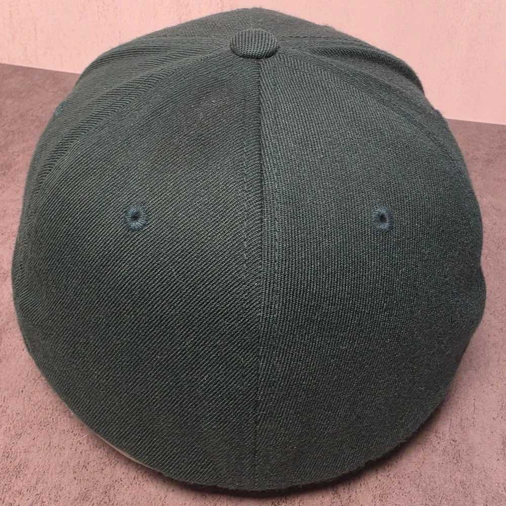 Organix Breckenridge Flexfit Hat Mens L-XL Forest Green Mountain Patch Cap - Picture 5 of 9